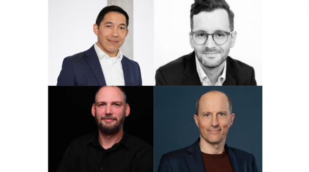 "Wer stehenbleibt, fällt zurück" - Sai-Man Tsui, Managing Director JOM Group in Hamburg, Dr. Christoph Stock, Geschäftsleiter AdTech bei Planus Media in Köln, Jan Maier, Director Data Science & Technology bei Wavemaker in Düsseldorf und Julian Simons, Managing Partner Mediaplus (Serviceplan Group) in München - Quelle: Planus Media, Michael Herdlein, Wavemaker, Torben Frodermann